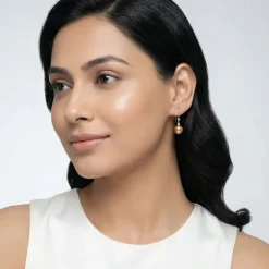 Silver Rachel Pearl Drop Earrings