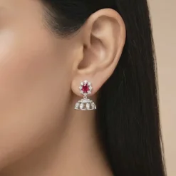 Silver Raina Jhumki