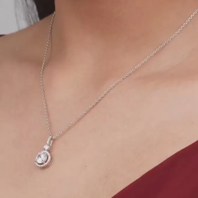 Silver Raindrop Drizzle Set