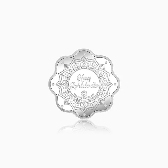 Silver Rakshabandhan Coin- 10g
