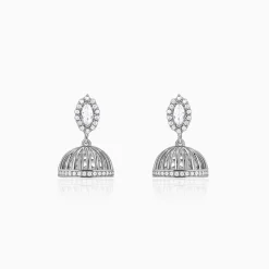 Silver Raktima Jhumki