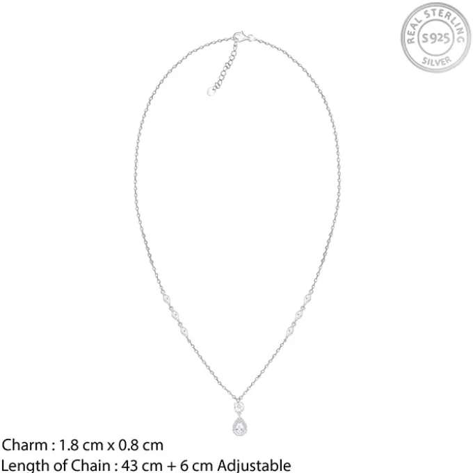Silver Regal Radiance Necklace