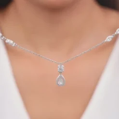 Silver Regal Radiance Necklace