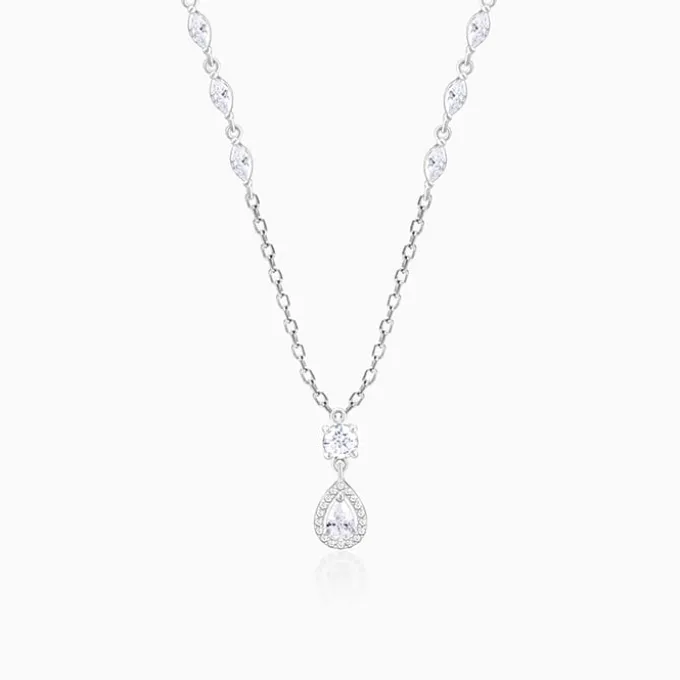 Silver Regal Radiance Necklace