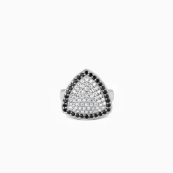 Silver Regal Triangular Ring