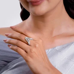 Silver Rekha Vanki Ring