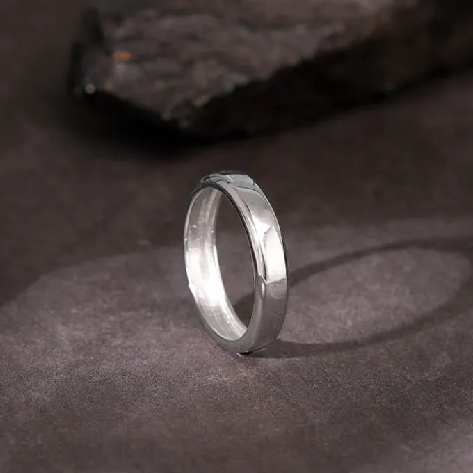 Silver Resilient Ring For Him