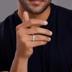 Silver Resilient Ring For Him