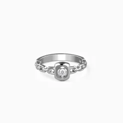 Silver Ridgeline Ring For Him
