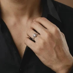 Silver Ridgeline Ring For Him