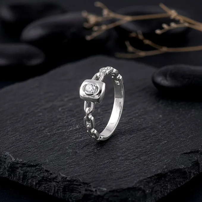 Silver Ridgeline Ring For Him (Size 20)