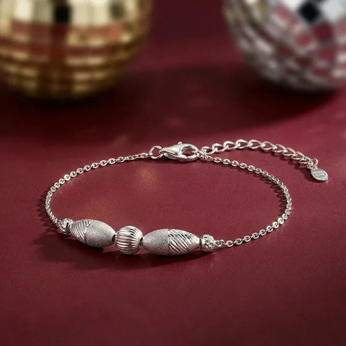 Silver Rockabye Anklet