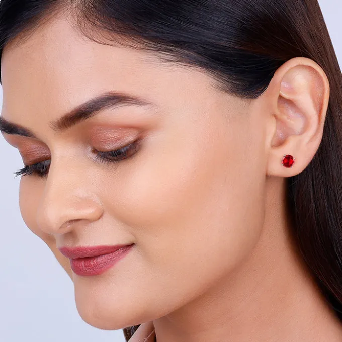 Silver Ruddy Studs