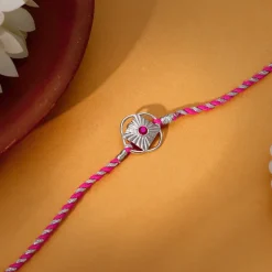 Silver Sacred Knot Rakhi