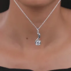 Silver Same Old Love Pendant With Link Chain