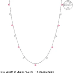 Silver Satellite Beads Waist Chain