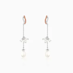 Silver Sekhmet Dangler Earrings
