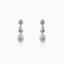 Silver Serena Drop Earrings