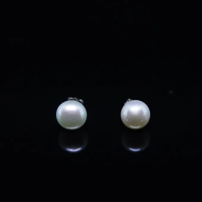 Silver Serene Pearl Set