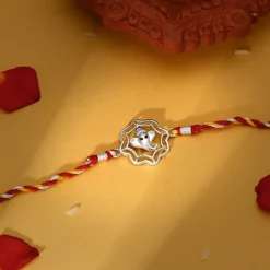 Silver Shakti Ganapati Rakhi