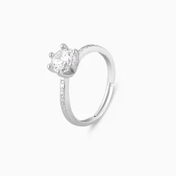 Silver Shine Wave Ring