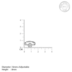 Silver Shining Zircon Flower Trio