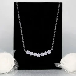 Silver Shining Zircon Set