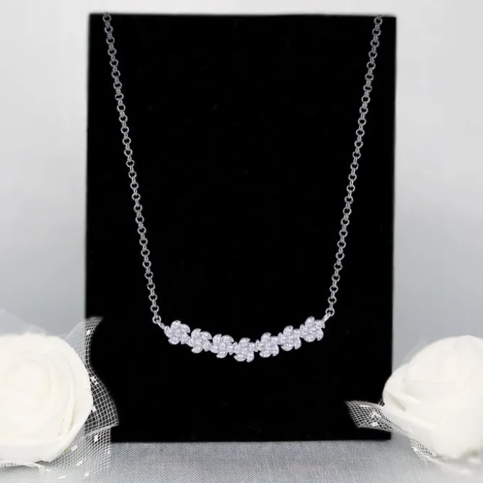 Silver Shining Zircon Set