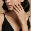 Silver Shiny Crown Ring (Size 12)