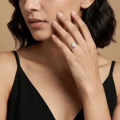 Silver Shiny Crown Ring (Size 12)