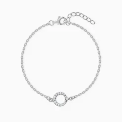 Silver Shiny Halo Kids Bracelet