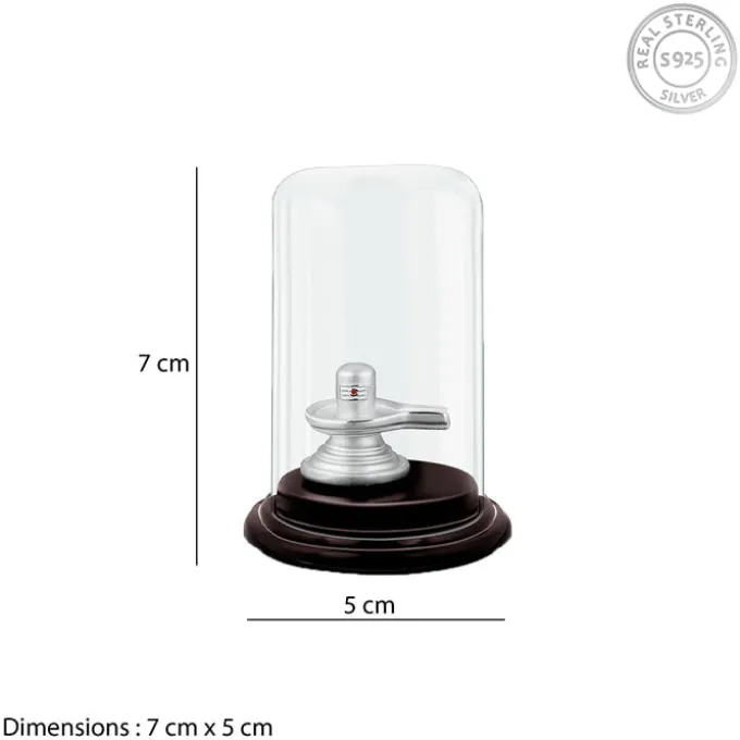 Silver Shiv Lingam Idol