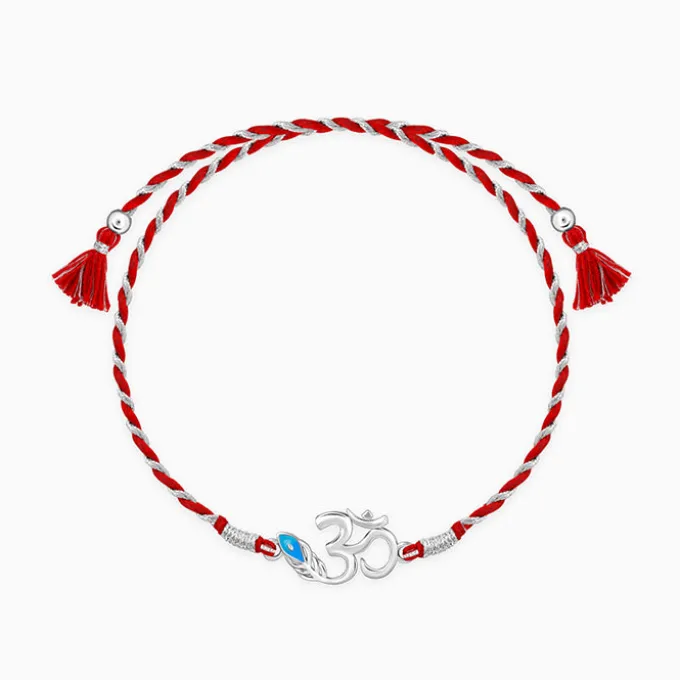 Silver Shubh Om Rakhi