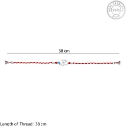 Silver Shubh Om Rakhi