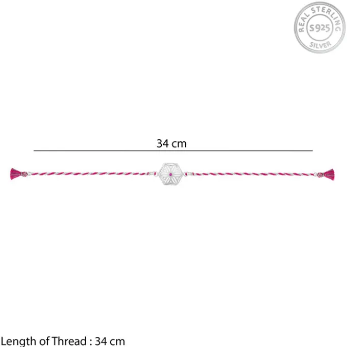 Silver Sibling Bond Rakhi