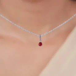 Silver Siddhidatri Pendant With Link Chain