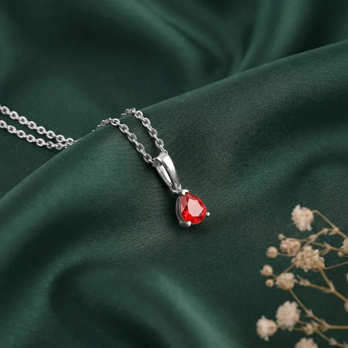 Silver Siddhidatri Pendant With Link Chain