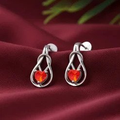 Silver Silent Vows Earrings