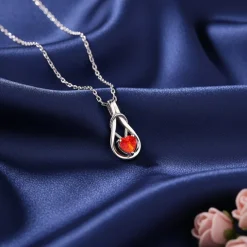Silver Silent Vows Pendant With Link Chain