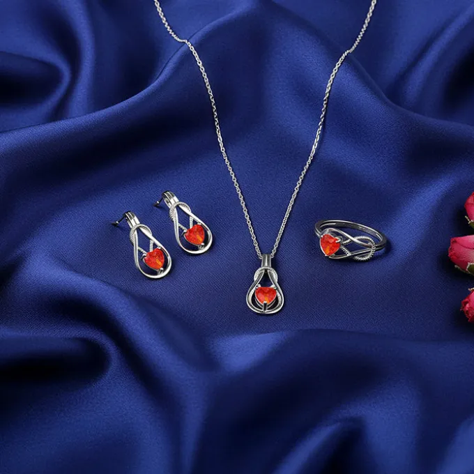 Silver Silent Vows Set of Three