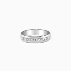 Silver Simple Serenity Men's Ring