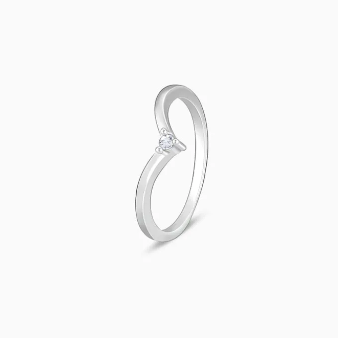 Silver Simple Vanki Ring