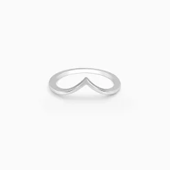 Silver Sleek Vanki Ring