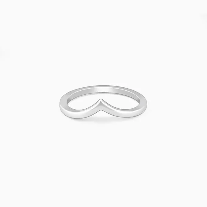 Silver Sleek Vanki Ring