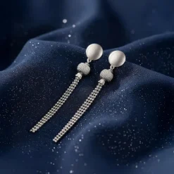 Silver Slow Dance Danglers