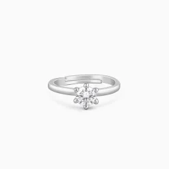 Silver Snowfall Ring