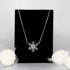 Silver Snowflake Necklace