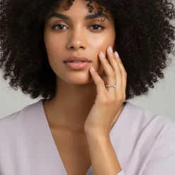 Silver Solid Shine Vanki Ring