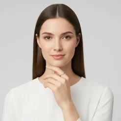 Silver Solid Shine Vanki Ring