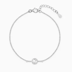Silver Solitaire Sunshine Bracelet
